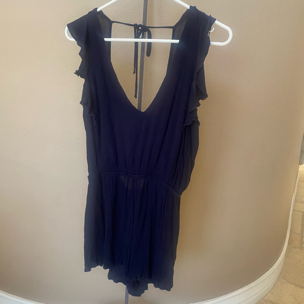 Blue Life Women's Navy Shorts Romper